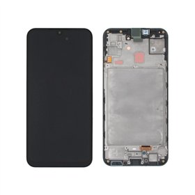 LCD screen Samsung A155 A15 4G/A156 A15 5G with touch screen and frame original Black (service pack)