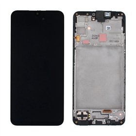 LCD screen Samsung A165 A16 4G with touch screen and frame original Black (service pack)