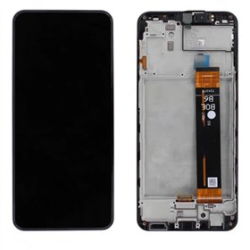 LCD screen Samsung A236 A23 5G with touch screen and frame original Black (service pack)