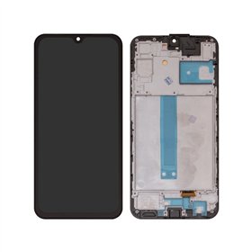 LCD screen Samsung A256 A25 5G with touch screen and frame OLED (real size)