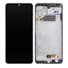 LCD screen Samsung A325 A32 4G with touch screen and frame original Awesome Black (service pack)