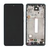 LCD screen Samsung A525 A52 4G/A526 A52 5G with touch screen and frame original Awesome Blue (service pack)
