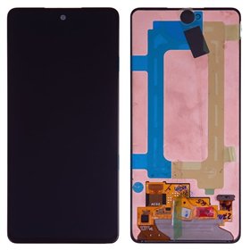 LCD screen Samsung A536 A53 5G with touch screen and frame black OLED (real size)