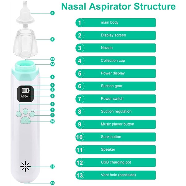 Electric nasal aspirator Reach ASP-1 (P)