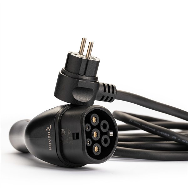 Elektromobilių įkroviklis Reach PEVC2 220V Type2 16A 3.5kW 5.0m