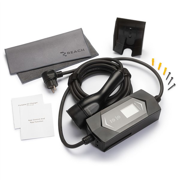 Elektromobilių įkroviklis Reach PEVC2 220V Type2 16A 3.5kW 5.0m