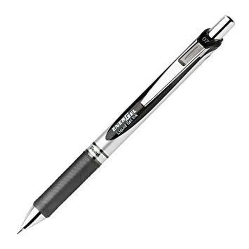 Geelikynä Pentel EnerGel Deluxe Musta 0,35 mm 12 Kappaletta