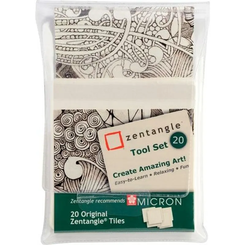 Piirustuspaperi Talens Sakura Zentangle Valkoinen 20 Kappaletta