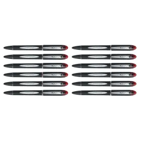 Liquid ink ballpoint pen Uni-Ball Rollerball Jestsream SX-210 Punainen 12 osaa