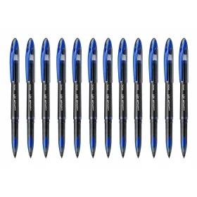 Ручка с жидкими чернилами Uni-Ball Air Micro UBA-188-M Синий 0,5 mm (12 Предметы)