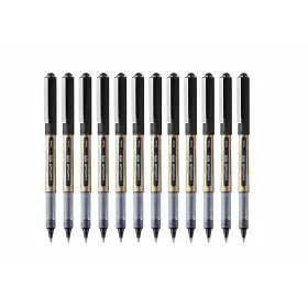 Ручка с жидкими чернилами Uni-Ball Rollerball Eye Broad UB-150 Чёрный 1 mm (12 Предметы)