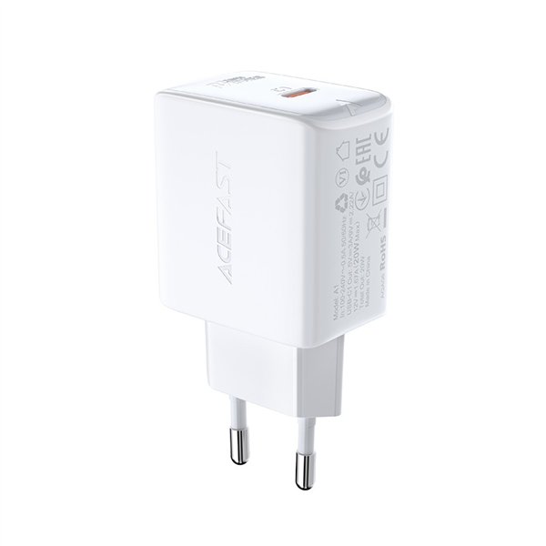 Charger Acefast A1 20W USB-C white