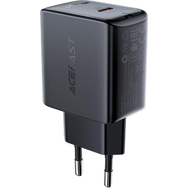 Charger Acefast A1 PD20W USB-C black