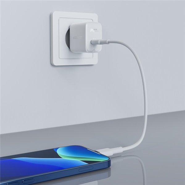 Charger Acefast A21 30W GaN USB-C white