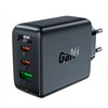 Charger Acefast A41 65W GaN 2xUSB-C/USB-A black