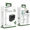 Charger Acefast A41 65W GaN 2xUSB-C/USB-A black