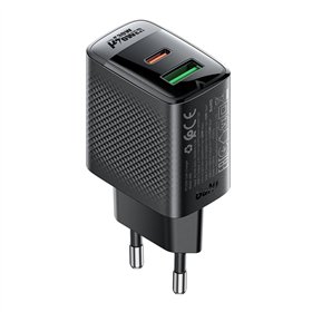 Charger Acefast A98 30W GaN USB-C/USB-A black