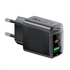 Charger Acefast A98 30W GaN USB-C/USB-A black