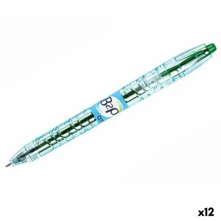 Gela pildspalva Pilot B2P Zaļš 0,4 mm (12 gb.)