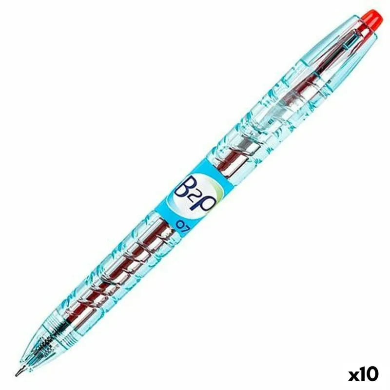 Gelio rašiklis Pilot B2P 07 Retractabil Raudona 0,4 mm (10 vnt.)