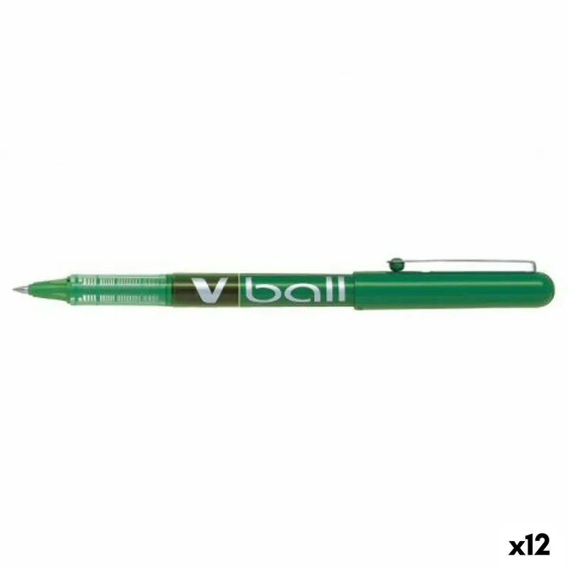 Kynä Roller Pilot V Ball 0,7 mm Vihreä (12 osaa)