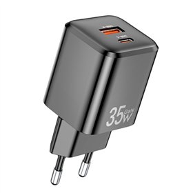 Charger Awei PD66-EU 35W GaN USB-A/USB-C black