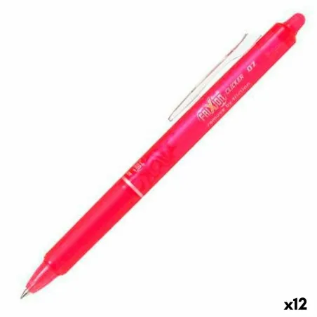 Pildspalva Pilot Frixion Clicker Izdzēšama tinte Rozā 0,4 mm 12 gb.