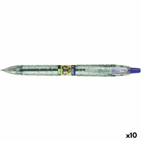 Ручка Pilot Ecoball Переработанный пластик Синий 1 mm (10 штук)
