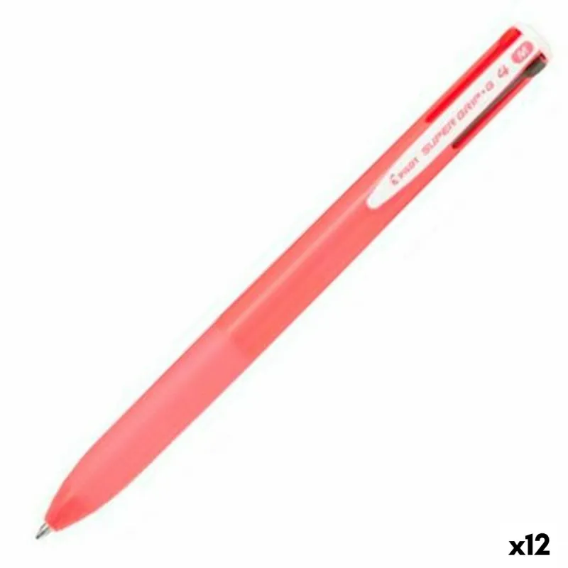 Karžygio Ženklas Pilot Supergrip G4 Šviesiai rožinis 0,4 mm (12 vnt.)