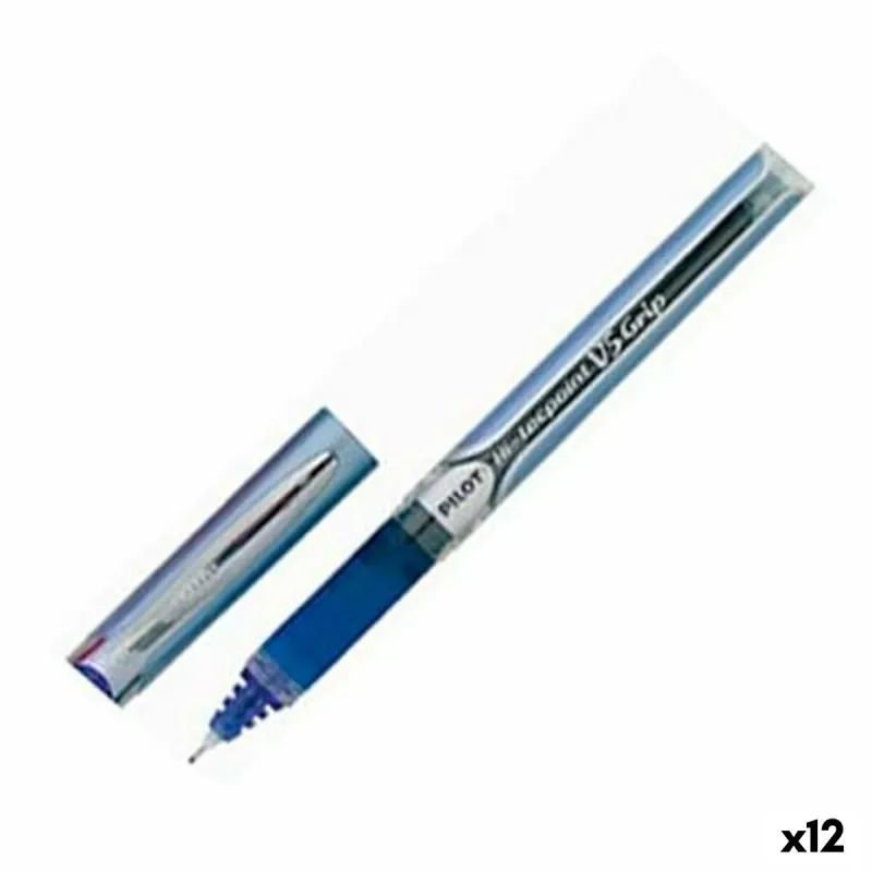 Karžygio Ženklas Roller Pilot V5 Grip Mėlyna 0,3 mm (12 vnt.)