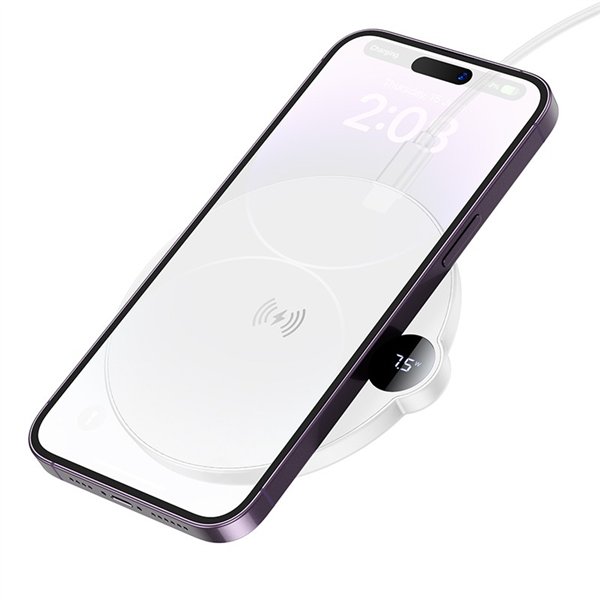 Įkroviklis belaidis Borofone BQ39 15W baltas