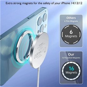 Įkroviklis belaidis Choetech T518-F MagSafe 15W baltas