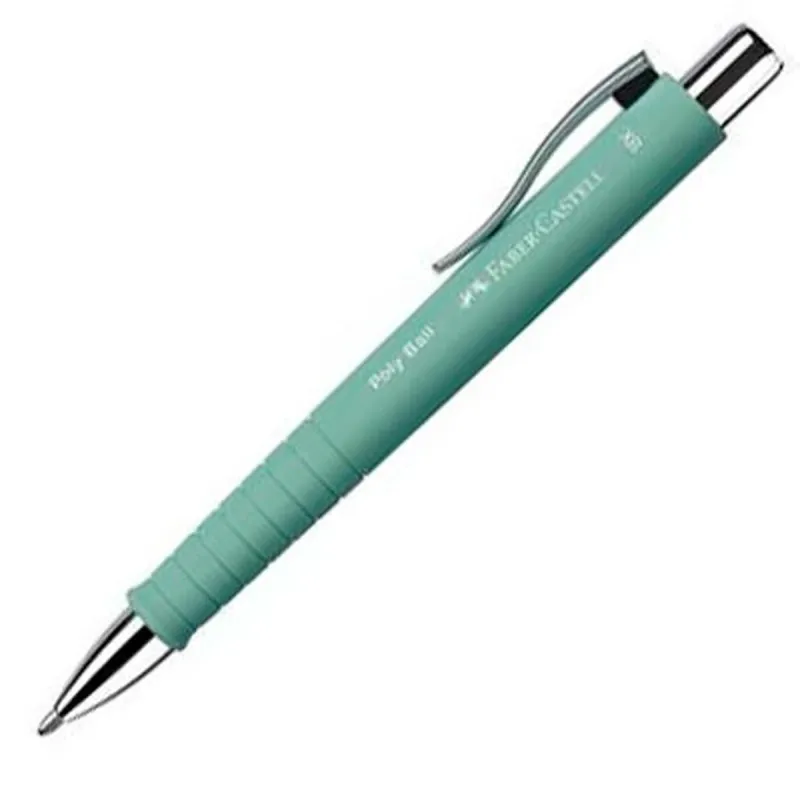 Pildspalva Faber-Castell Poly Ball XB Zaļš (5 gb.)