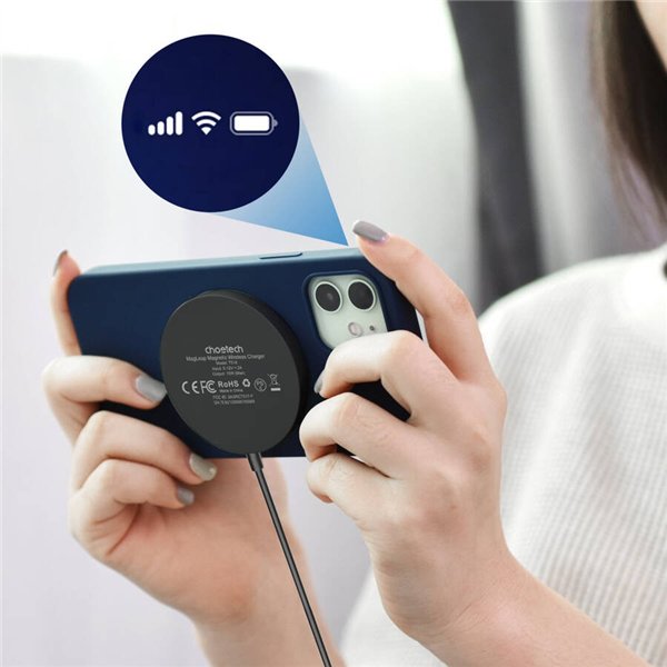 Wireless charger Choetech T518-F MagSafe 15W back