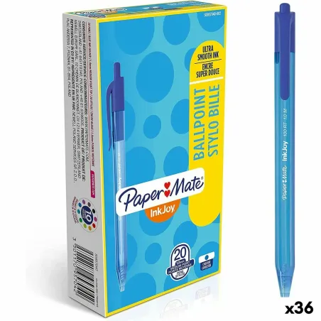 Pen Paper Mate Inkjoy 20 Pieces Blue 1 mm (36 Units)