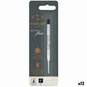 Заправка ручки Parker Quink Flow Чёрный 0,8 mm (12 штук)