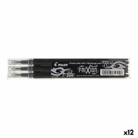 набор пополнения Pilot Frixion 0,7 Ручка 3 Предметы Чёрный (12 штук)