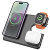 Wireless charger Hoco CQ1 (Apple) 3-in-1 black