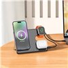 Wireless charger Hoco CQ1 (Apple) 3-in-1 black