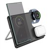 Wireless charger Hoco CQ2 (Samsung) 3-in-1 black