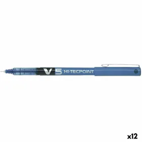 Ручка с жидкими чернилами Pilot V-5 Синий 0,5 mm 0,3 mm (12 штук)