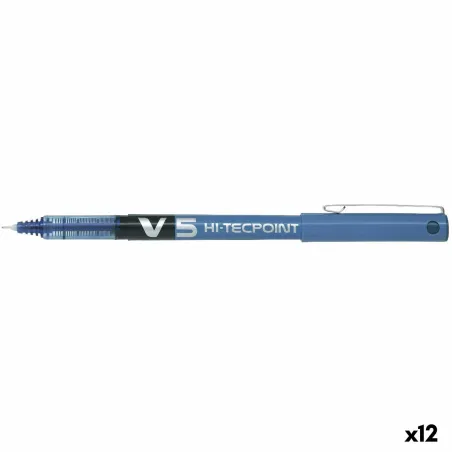Ручка с жидкими чернилами Pilot V-5 Синий 0,5 mm 0,3 mm (12 штук)
