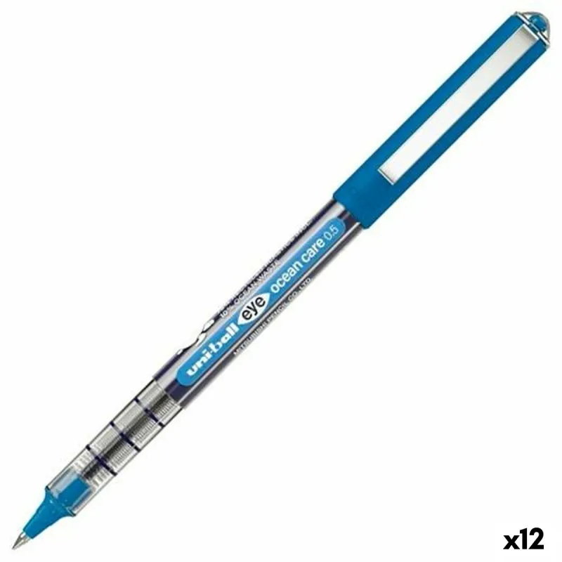 Rašiklis su skystu rašalu Uni-Ball Eye Ocean Care Mėlyna 0,5 mm (12 vnt.)