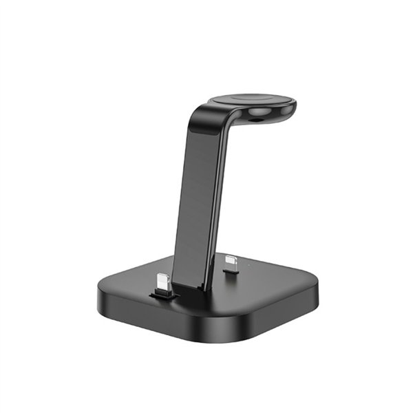 Wireless charger Hoco CW43 Graceful 3-in-1 black