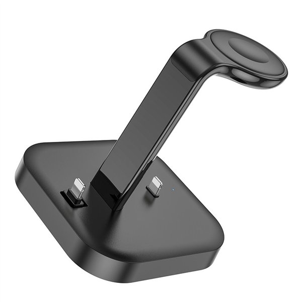 Wireless charger Hoco CW43 Graceful 3-in-1 black