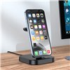 Wireless charger Hoco CW43 Graceful 3-in-1 black