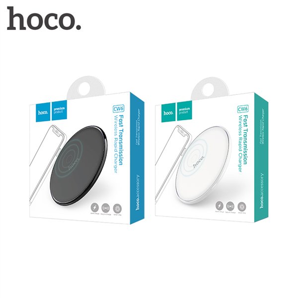 Įkroviklis belaidis Hoco CW6 (5W) juodas