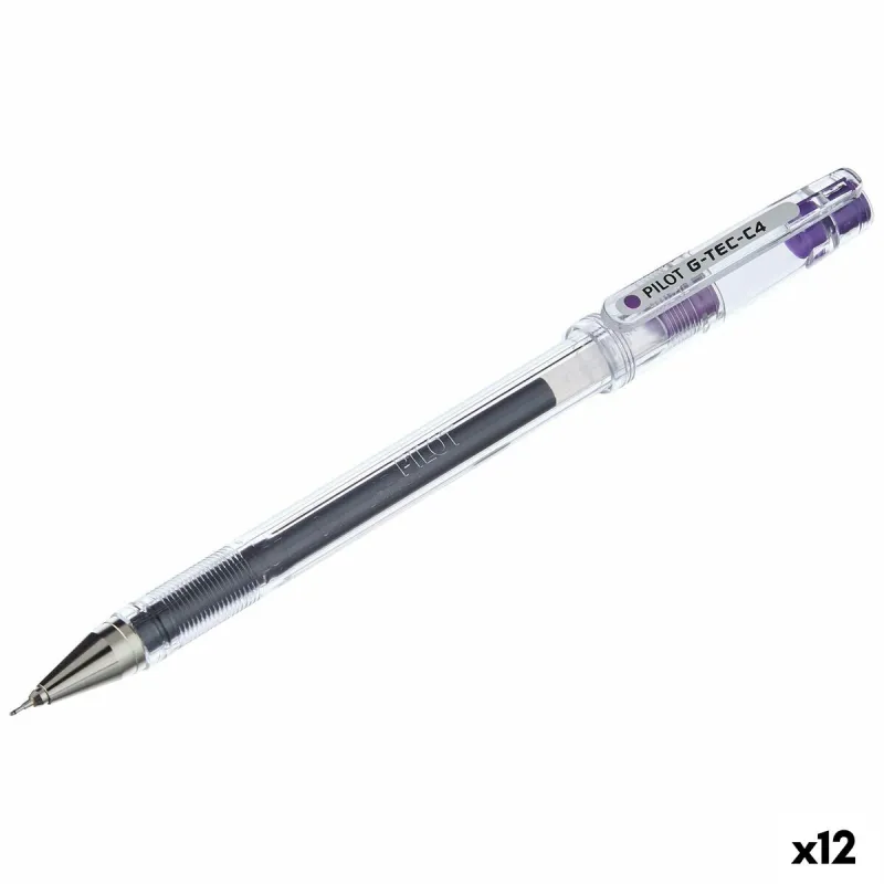 Gelio rašiklis Pilot G-TEC C4 Purpurinė Violetinė 0,2 mm (12 vnt.)