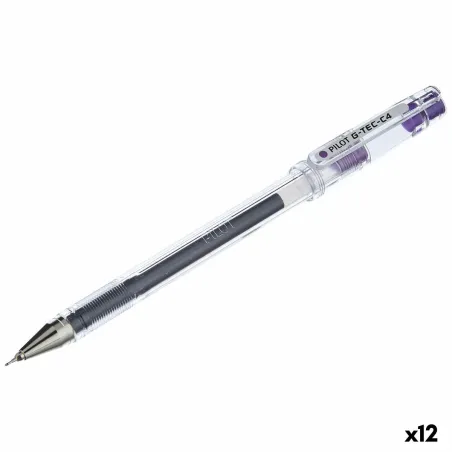 Geelikynä Pilot G-TEC C4 Purppura Violetti 0,2 mm (12 osaa)