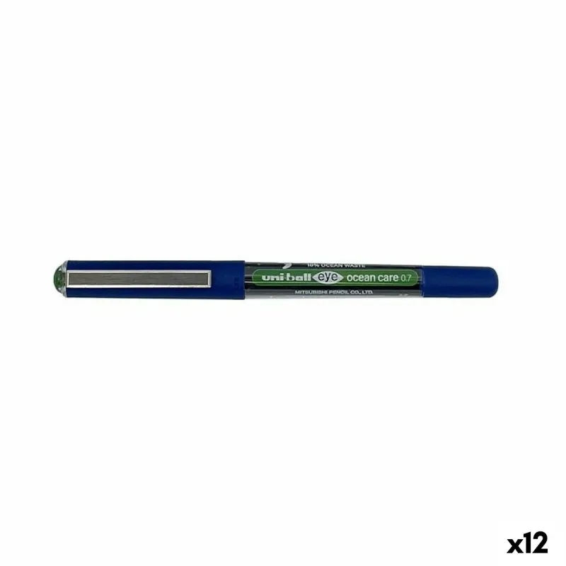 Ручка с жидкими чернилами Uni-Ball Eye Ocean Care 0,7 mm Зеленый (12 штук)